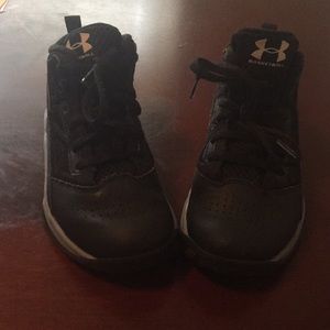 High top Under Armor shoes